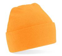 Bonnet Côtelé en Acrylique Double Couche Beechfield Châle Tricot Chaud