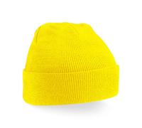 Bonnet Côtelé en Acrylique Double Couche Beechfield Châle Tricot Chaud