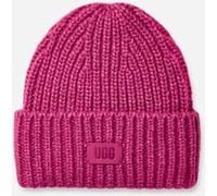 Bonnet côtelé épais UGG pour enfant | UGG UE in Chroma Pink, Taille O/S, Maille