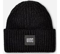 Bonnet côtelé épais UGG pour femme | UGG UE in Black, Taille O/S, Mélange D’Acrylique