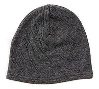 Bonnet Coton Bebe Bio Hiver - Chapeau Bébé Garçon Fille Tricot Souple Enfants 6-18 Mois Made in Japan Gris Foncé
