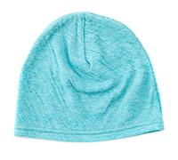 Bonnet Coton Bebe Bio Hiver - Chapeau Bébé Garçon Fille Tricot Souple Enfants 6-18 Mois Made in Japan Bleu