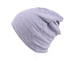 Bonnet Coton Bebe Bio Hiver - Chapeau Bébé Garçon Fille Tricot Souple Enfants 6-18 Mois Made in Japan Pourpre