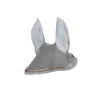 Bonnet court pour cheval HKM Rosegold Glamour Gris Poney