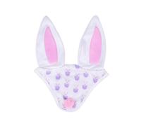 Bonnet court pour cheval QHP Easter Blanc Full
