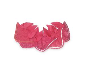 Bonnet crochet pour cheval court HFI Marron Full