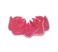 Bonnet crochet pour cheval court HFI Rouge TU
