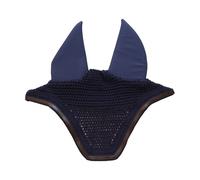 Bonnet cuir anti-bruit pour cheval Kentucky Wellington Bleu Full