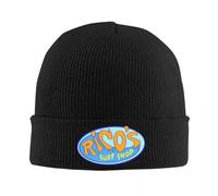 Bonnet d’Hiver pour Hommes Ovales colorés Peinture Palette Motifs Chaud Tricoté Cap Hip Hop Automne Hiver Extérieur pour Unisexe Adulte Doux Ample Taille Unique