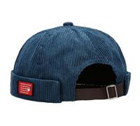 Bonnet d'automne Docker Casquette sans Visiere Homme Femme Velours Côtelé Bonnet de Docker Imperméable Lightweight Brimless Hat Bonnet Marin Miki