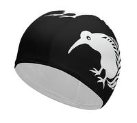 Bonnet de Bain à la Mode pour Femmes et Hommes, Kiwi Fern de Nouvelle-zélande, Cheveux Longs, Bonnet de Bain pour la Natation