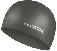 Bonnet de bain AQUA SPEED Bonnet de bain sport Bonnet de natation MEGA silicone noir