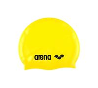 Arena Bonnet de bain Classic Silicone mixte Jaune Taille unique
