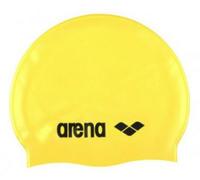 Bonnet de bain arena classic silicone cap jaune