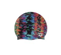 Arena HD Bonnet de Bain Unisexe en Silicone élastique pour Adultes, entraînement Sports Nautiques, équipement de Natation, Protection Contre Le Chlore, tie-Dye, Taille Unique