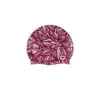 Arena Bonnet de bain Print 2 - Silicone unisexe antidérapant, pour cheveux longs - Rose TU