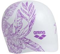 Bonnet de bain arena sirene blanche/violet