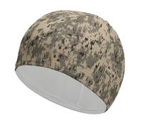 Bonnet de Bain Camouflage numérique de l'armée pour Homme et Femme, en Polyester imprimé Camouflage numérique de l'armée, Super Extensible et Durable, adapté aux Cheveux Longs, antidérapant
