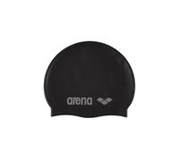 Bonnet de bain Classic Silicone JR Noir, Argent