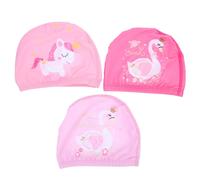 Bonnet De Bain Élastique En Silicone Pour Enfants, Bonnet De Bain Pour Enfants, Bonnet De Piscine Étanche, Long, Dessin Animé