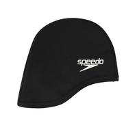 Speedo Bonnet de bain Junior en polyester Mixte Enfant Noir Taille unique