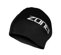 Bonnet de bain en silicone à cheveux long Zone3 Noir TU