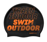 Bonnet de bain en silicone BuddySwim TSO Noir TU