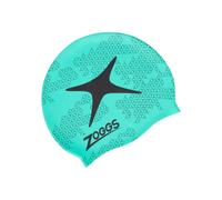Bonnet de bain en silicone imprimé Zoggs Bleu TU