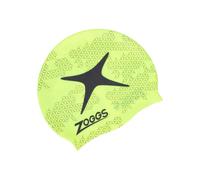 Bonnet de bain en silicone imprimé Zoggs Jaune TU