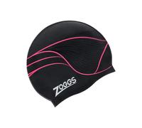 Bonnet de bain en silicone imprimé Zoggs Noir TU