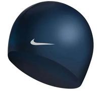 Nike Bonnet de bain Swim Solid Silicone Training – Bleu foncé