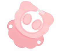 Bonnet de Bain en Silicone Réglable pour Garçon Fille, Rose, Chapeau | Forme Cartoon, Facile à Enfiler, pour Lavage des Cheveux, Garde L’eau Loin des Yeux