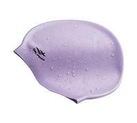 Bonnet De Bain Femme Bonnet Piscine Femme De Bain Tissu Cap Silicone Douche Impermeable Cheveux Long Noir Seche Running en Soie pour Nuit Cape Adulte Bonnets Mignon Bouclés Surdimensionné Rouge Chien