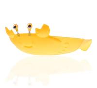 Bonnet de Bain Garçon Fille Cartoon Imperméable Jaune, Lavage Cheveux | PP et Tpe, Ajustable à L’arrière, Maintien Sûr, Nettoyage Facile, pour Salle de Bain et Coupe