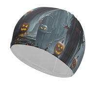 Bonnet de bain Grim Reaper - Bonnet de douche confortable pour réduire la traînée et protéger les cheveux - Durable et souple - Élastique - Garde la coiffure inchangée - Pour homme et femme