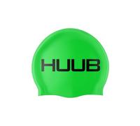 HUUB Design Bonnet de bain 100% silicone – Vert fluo – Taille unique