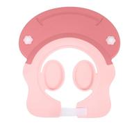 Bonnet de Bain Imperméable, Protège Yeux et Oreilles, Rose | Tpe Souple, Nettoyage Facile, Usage et Coupe de Cheveux, pour Tout-petits et Filles
