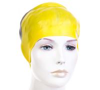 Bonnet de bain mad wave multi big silicone jaune