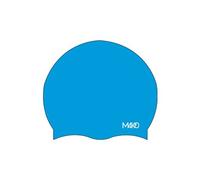 Bonnet de bain mako signature bleu turquoise