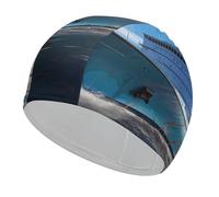 Bonnet de Bain Ocean Ferry Boat, Bonnet de Bain Durable et très élastique, Convient aux Cheveux Longs et Courts (Hommes et Femmes)