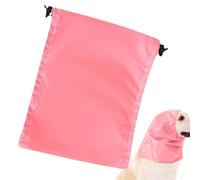 Bonnet de bain pour animaux de compagnie - Housse imperméable élastique, protection des oreilles et du visage er chiens, protection de shampoing, design antidérapant, fonction de sécurité et salle de