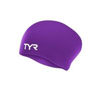 TYR Bonnet de natation Silicone pour cheveux longs Lilas TU