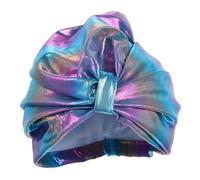 Bonnet de Bain pour Femmes, Long, Léger, Imperméable, Bleu | Nylon Souple, Style Mode, Facile à Enfiler et Retirer, pour Filles et Adultes Style Aléatoire