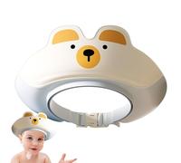 Bonnet de bain pour tout-petits | Chapeau visière de shampooing imperméable, doux et pliable pour avec protection des oreilles pour amis et famille