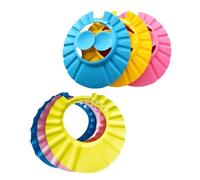 Bonnet de Bain Réglable Bébé Garçon et Filles 6 Pièces Eva Oreilles | Bain et Coupe, Protège Visage et Yeux, Protège Oreilles et Eau, Forme Mignonne