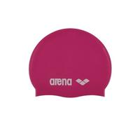 Arena Bonnet de bain Classique Silicone junior pour filles – Fuchsia/Blanc – Taille unique EU