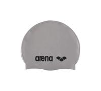 Bonnet de bain silicone arena classic jr gris enfant 6 12 ans
