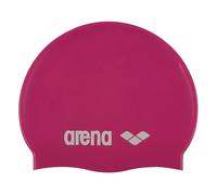 Arena Bonnet de bain Classique Silicone junior pour filles – Fuchsia/Blanc – Taille unique EU