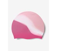 Bonnet de bain Speedo Multi Colour Silicone rose clair blanc rose chewing-gum enfant