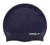 Bonnet de bain speedo plain flat silicon cap bleu